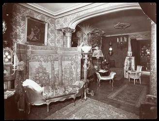 Wohnzimmer in der Residenz von Elsie de Wolfe in der East 17th Street 122, New York, 1895 oder 1896